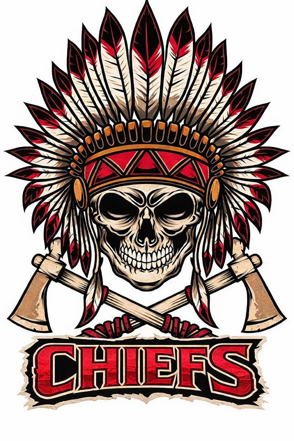 Chiefs Car Window Decal