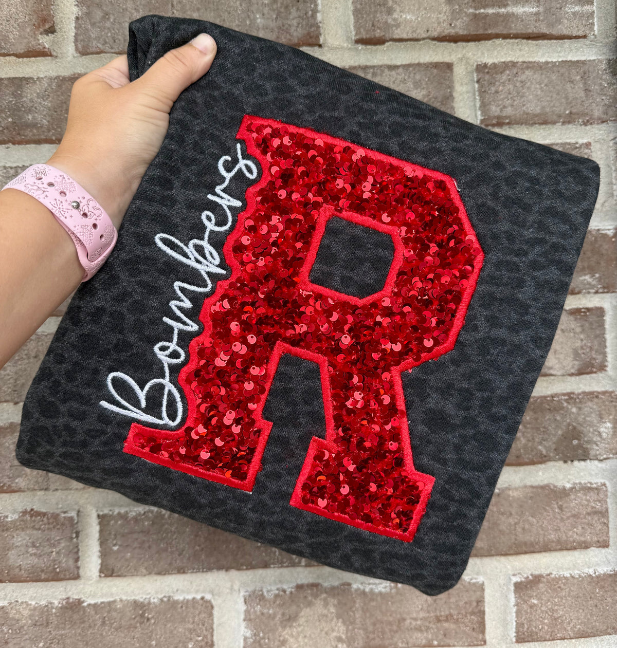 Rensselaer Bombers Sequins Crewneck