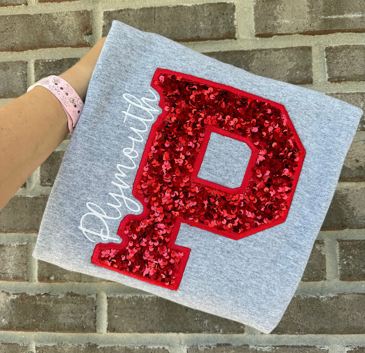 Plymouth Sequins Crewneck
